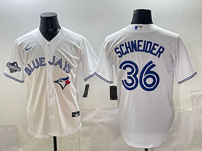 Men 2025 Toronto Blue Jays #36 Schneider white Game Nike MLB Jersey style 02->toronto blue jays->MLB Jersey